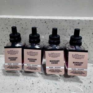 Bath & Body Works Mahogany Cherry Wallflowers Refill - 4 Pack